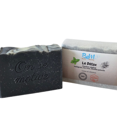 savon détox charbon bulle et maille