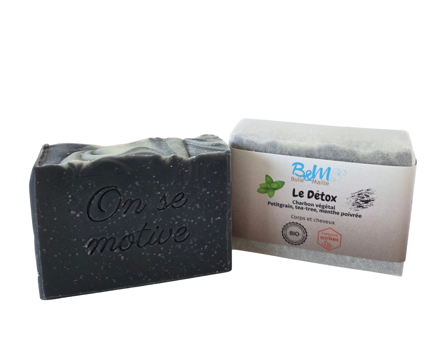 savon détox charbon bulle et maille