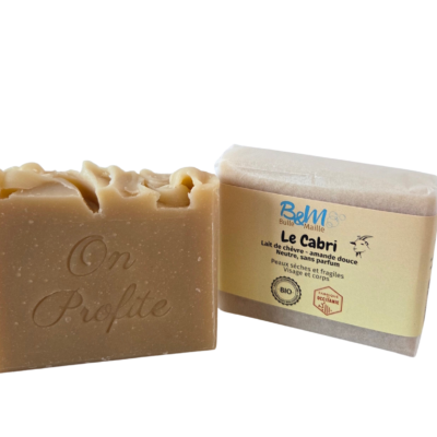 savon lait de chèvre bulle et maille