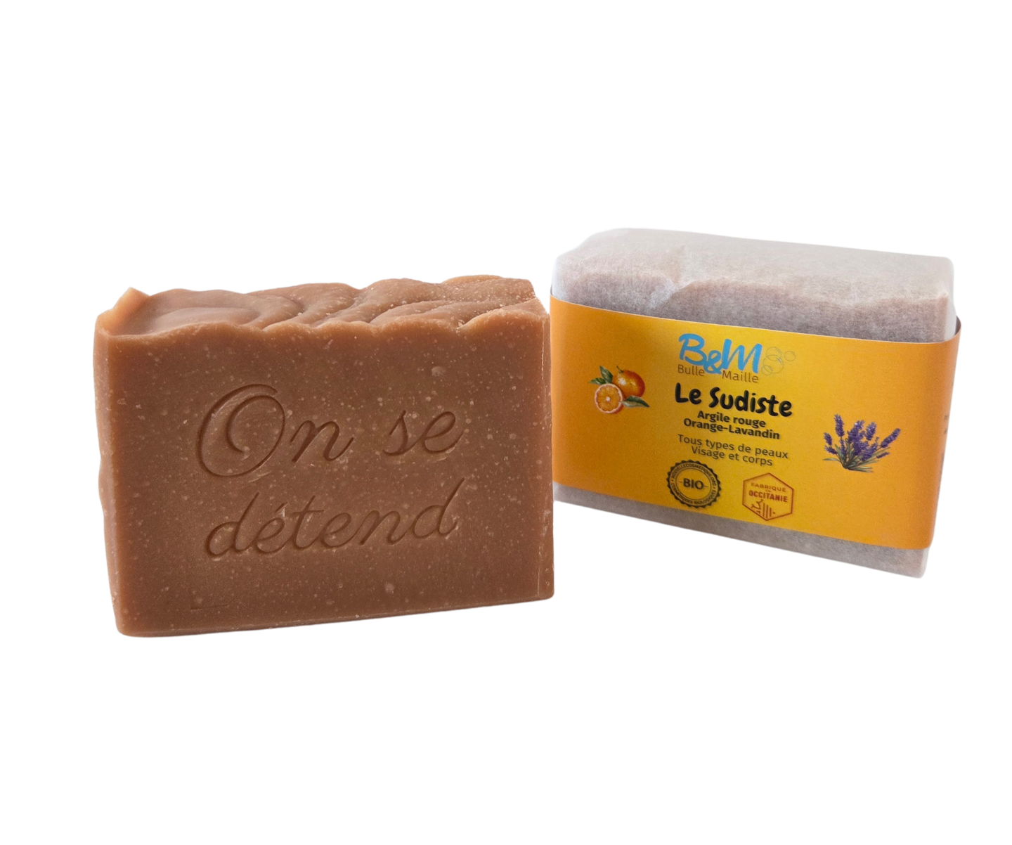 savon argile rouge orange lavandin bulle et maille savon argile rouge orange lavandin bulle et maille