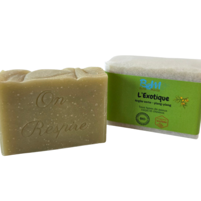 savon corps et cheveux ylang ylang bulle et maille